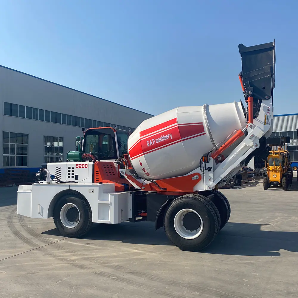 LY5200 self loading concrete mixer truck for sale in ghana