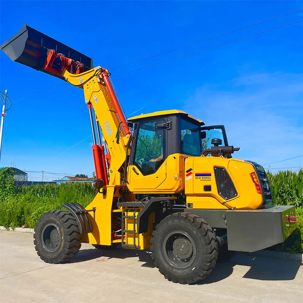 LUYU T2500 2.5 tons telescopic wheel loader in Russia