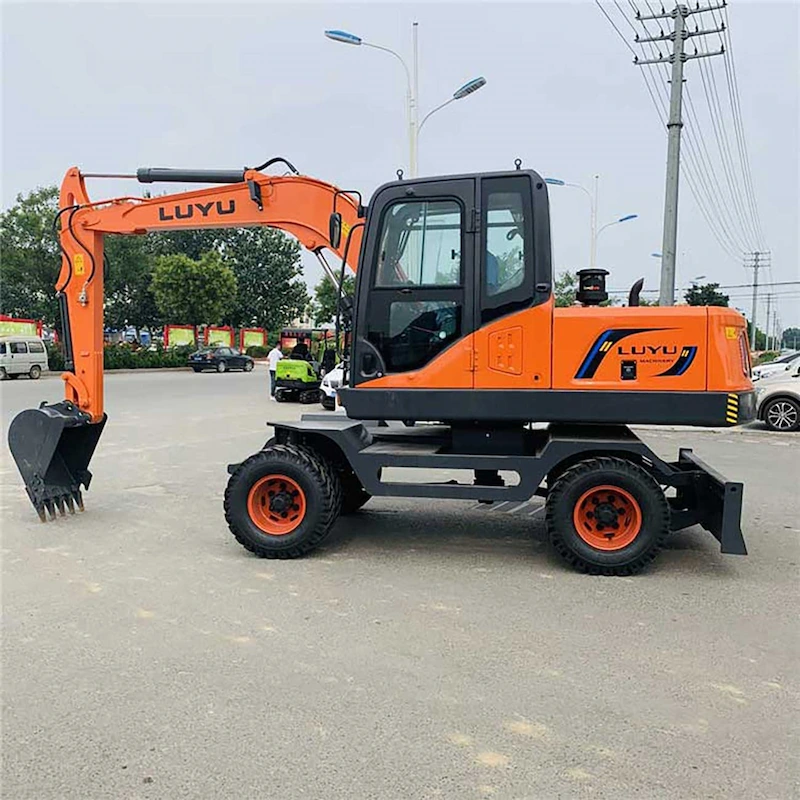 LY85-9 7.3ton Wheeled Excavator for sale in Laos
